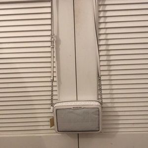 Michael Kors NWT white crossbody see through